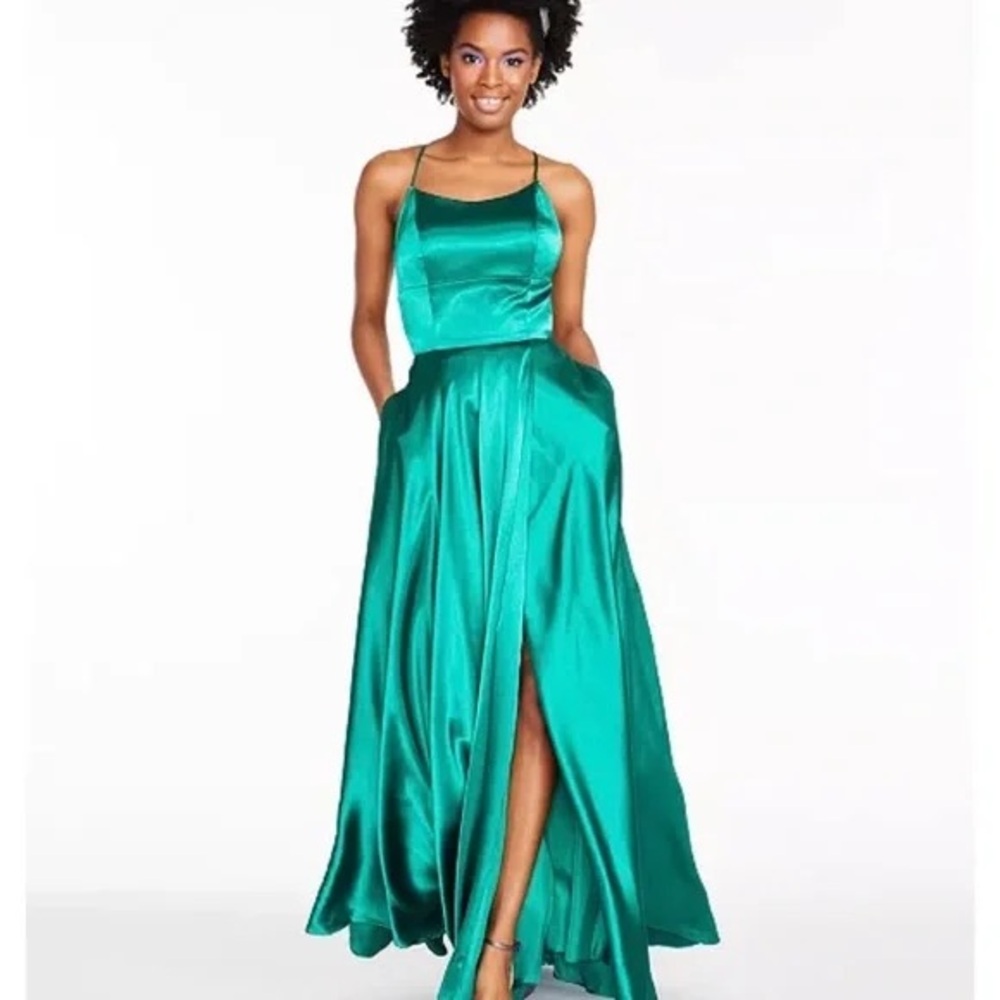 NWT Betsy & Adam Green Dress Wedding Guest | Prom